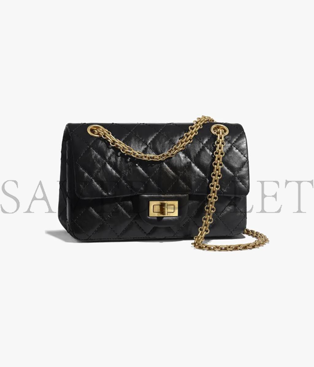 Ch*el mini 2.55 handbag as0874 y04634 94305 (20*15.5*6cm)